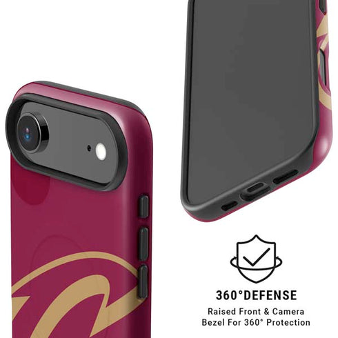 NBA Cleveland Cavaliers Large Logo iPhone 17 Air Magsafe Impact Case