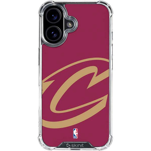 NBA Cleveland Cavaliers Large Logo iPhone 17 Clear Case