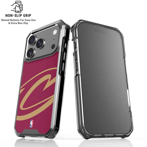 NBA Cleveland Cavaliers Large Logo iPhone 17 Pro Clear Case