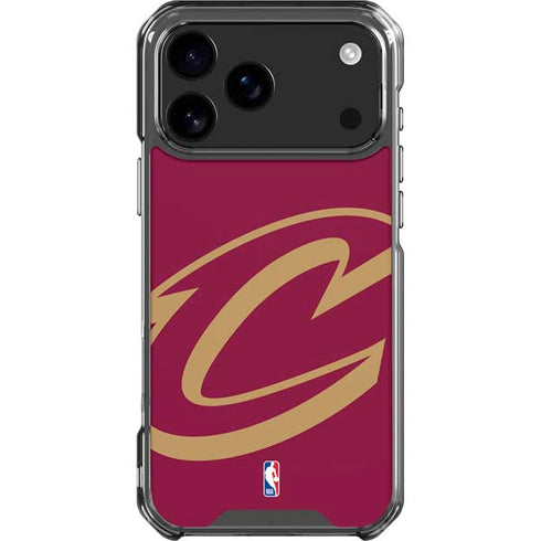NBA Cleveland Cavaliers Large Logo iPhone 17 Pro Max Clear Case