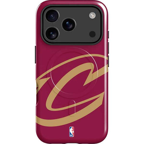 NBA Cleveland Cavaliers Large Logo iPhone 17 Pro Max Magsafe Impact Case