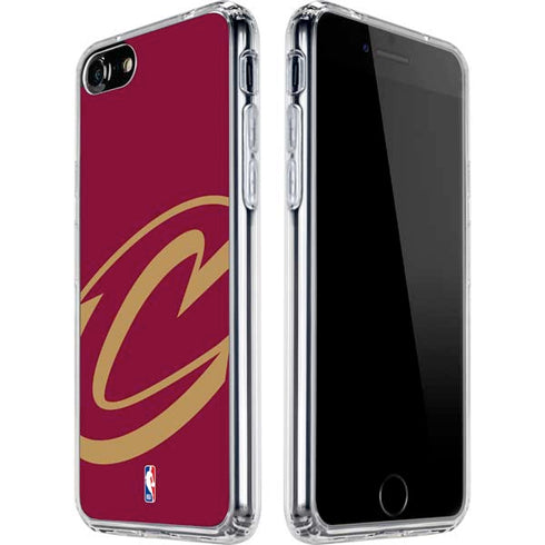 NBA Cleveland Cavaliers Large Logo iPhone SE (2nd & 3rd Gen) Clear Case