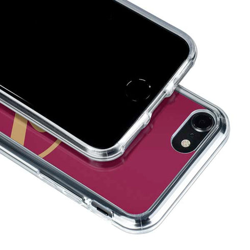 NBA Cleveland Cavaliers Large Logo iPhone SE (2nd & 3rd Gen) Clear Case