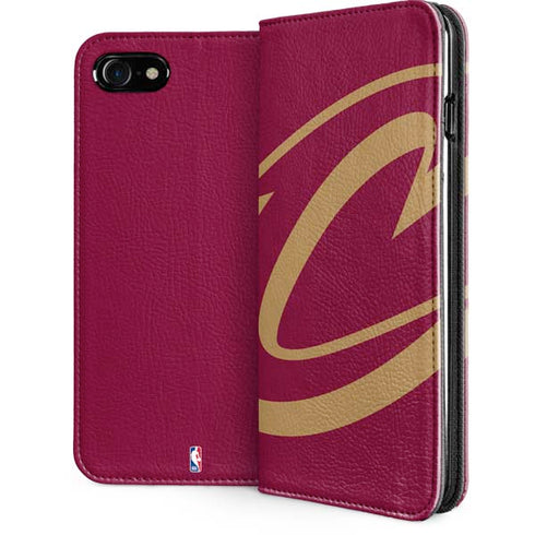 NBA Cleveland Cavaliers Large Logo iPhone SE (2nd & 3rd Gen) Folio Case