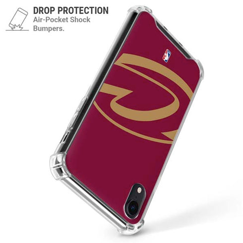 NBA Cleveland Cavaliers Large Logo iPhone XR Clear Case