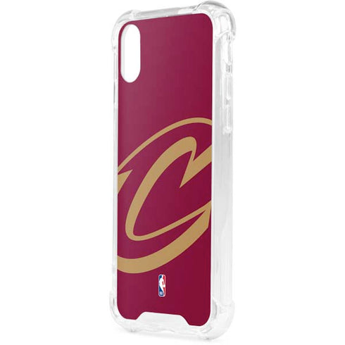 NBA Cleveland Cavaliers Large Logo iPhone XS Clear Case
