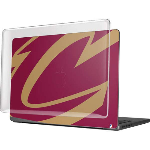 NBA Cleveland Cavaliers Large Logo MacBook Pro 14in (2021-24) Case plus Skin