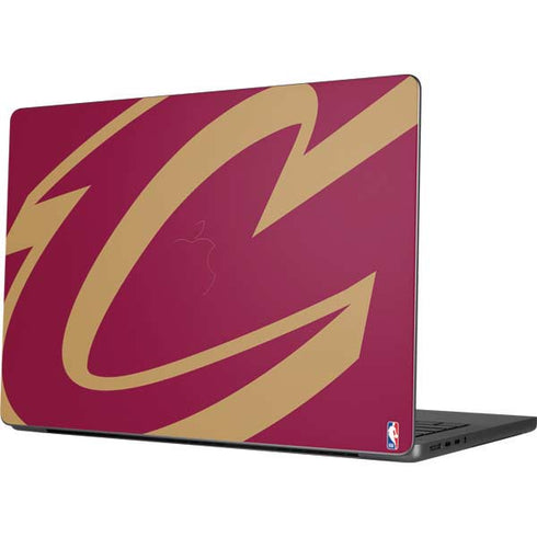 NBA Cleveland Cavaliers Large Logo MacBook Pro 14in (2021-24) Skin