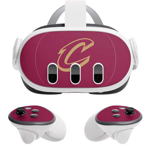 NBA Cleveland Cavaliers Large Logo Meta Quest 3 Skin