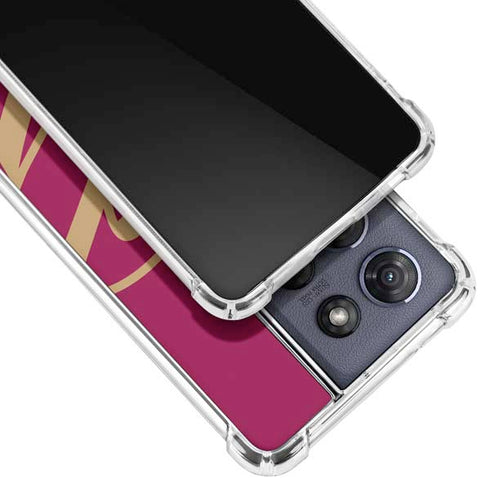 NBA Cleveland Cavaliers Large Logo Moto G 5G (2025) Clear Case