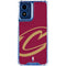NBA Cleveland Cavaliers Large Logo Moto G 5G (2024) Clear Case