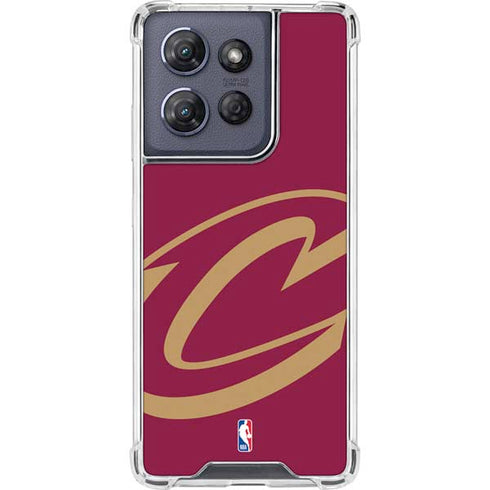 NBA Cleveland Cavaliers Large Logo Moto G Power 5G (2025) Clear Case