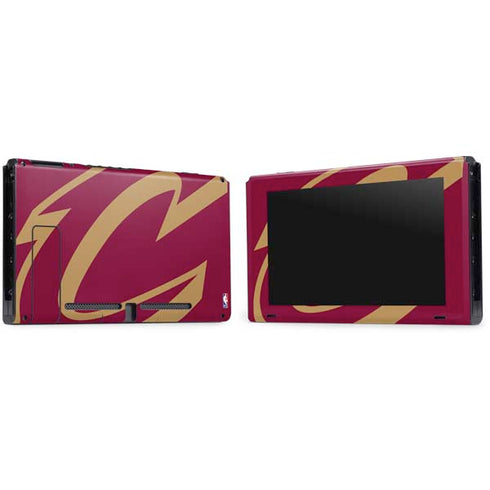 NBA Cleveland Cavaliers Large Logo Nintendo Switch Bundle Skin
