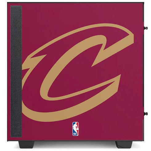 NBA Cleveland Cavaliers Large Logo NZXT H510 Compact ATX Mid-Tower Case Skin