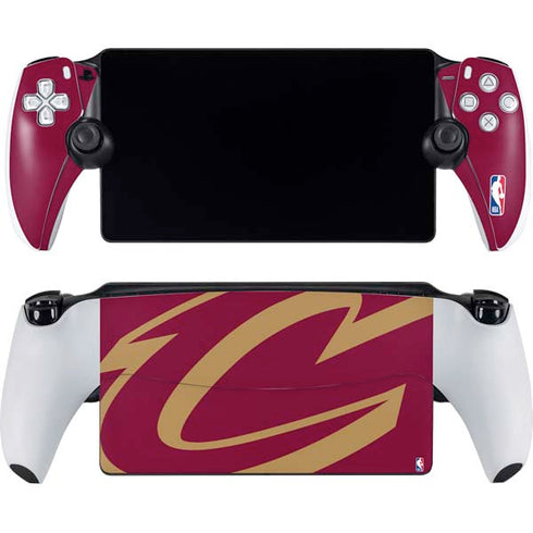 NBA Cleveland Cavaliers Large Logo PlayStation Portal Remote Player Skin