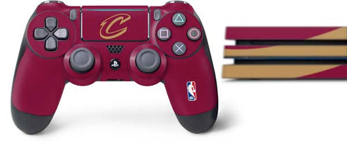 NBA Cleveland Cavaliers Large Logo PS4 Pro Bundle Skin