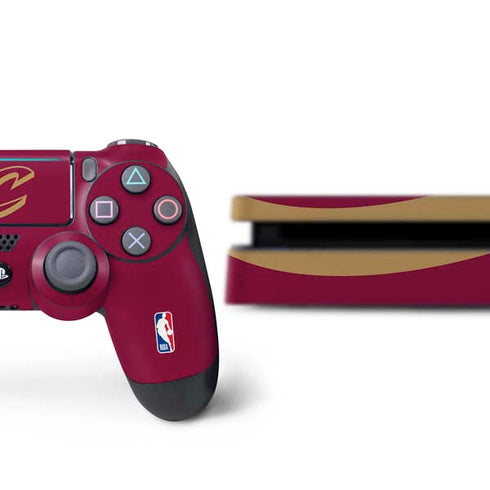 NBA Cleveland Cavaliers Large Logo PS4 Slim Bundle Skin