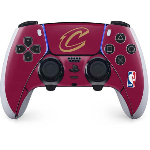 NBA Cleveland Cavaliers Large Logo PS5 DualSense Edge Pro Controller Skin