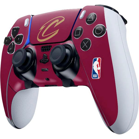 NBA Cleveland Cavaliers Large Logo PS5 DualSense Edge Pro Controller Skin