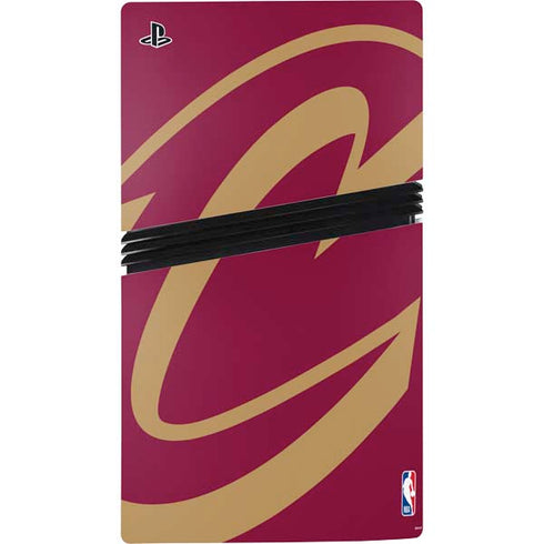 NBA Cleveland Cavaliers Large Logo PS5 Pro Console Skin
