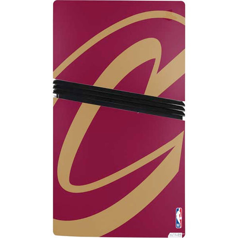 NBA Cleveland Cavaliers Large Logo PS5 Pro Console Skin