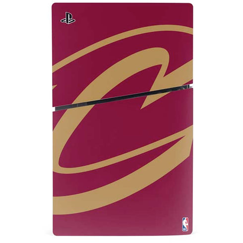 NBA Cleveland Cavaliers Large Logo PS5 Slim Digital Edition Bundle Skin