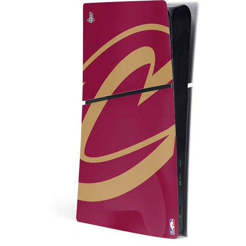 NBA Cleveland Cavaliers Large Logo PS5 Slim Digital Edition Console Skin