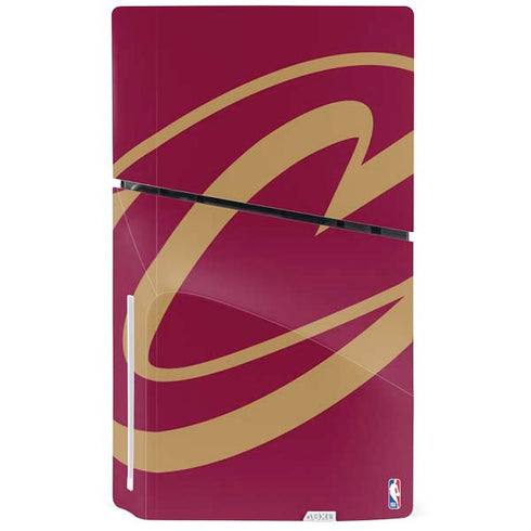 NBA Cleveland Cavaliers Large Logo PS5 Slim Disk Bundle Skin