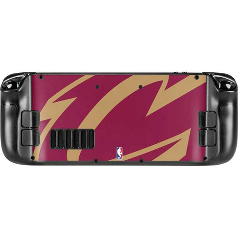 NBA Cleveland Cavaliers Large Logo Steam Deck Handheld Gaming Computer OLED Skin