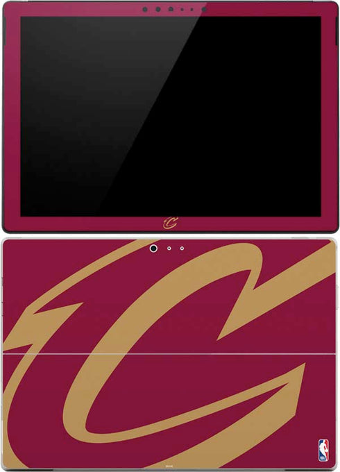 NBA Cleveland Cavaliers Large Logo Surface Pro (2017) Skin
