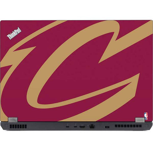 NBA Cleveland Cavaliers Large Logo Lenovo ThinkPad Skin