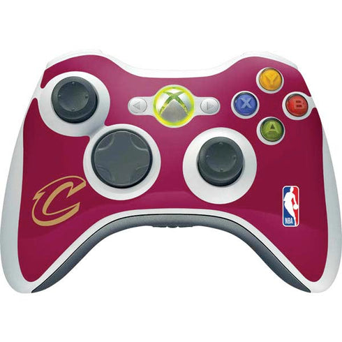 NBA Cleveland Cavaliers Large Logo Xbox 360 Wireless Controller Skin