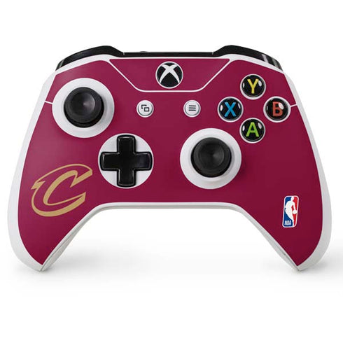 NBA Cleveland Cavaliers Large Logo Xbox One X Controller Skin
