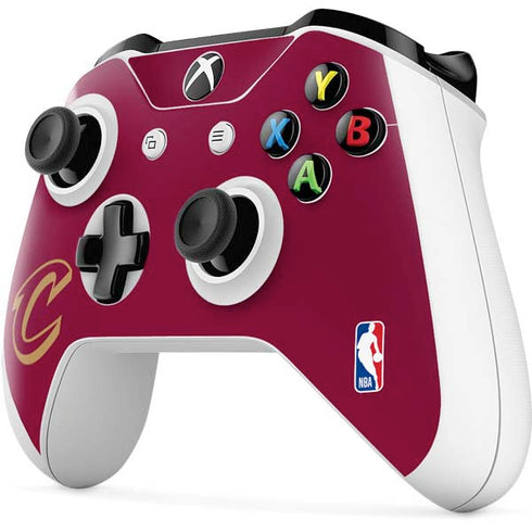 NBA Cleveland Cavaliers Large Logo Xbox One X Controller Skin