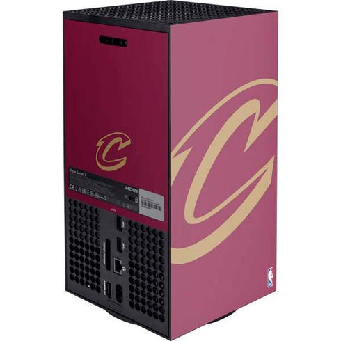NBA Cleveland Cavaliers Large Logo Xbox Series X Console Skin