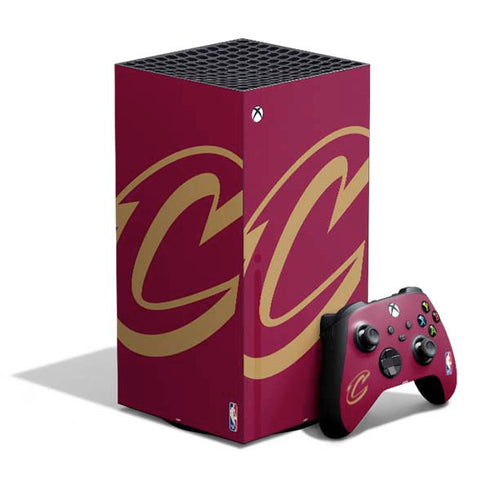NBA Cleveland Cavaliers Large Logo XBox Series X Digital Edition Bundle Skin