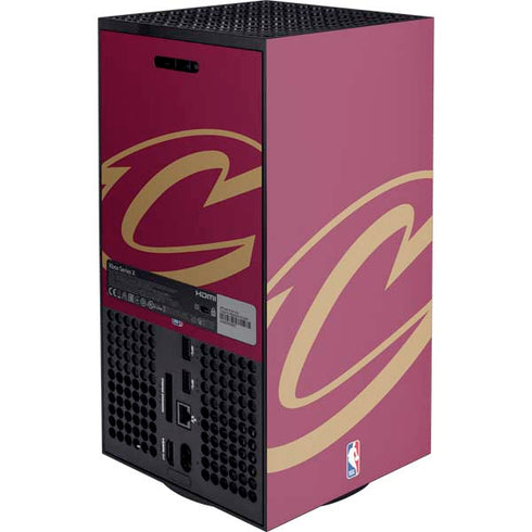 NBA Cleveland Cavaliers Large Logo XBox Series X Digital Edition Console Skin