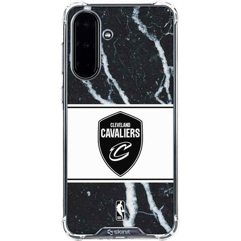 NBA Cleveland Cavaliers Marble Galaxy A36 5G Clear Case