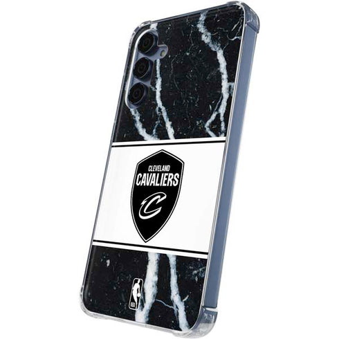 NBA Cleveland Cavaliers Marble Galaxy A55 5G Clear Case