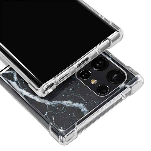 NBA Cleveland Cavaliers Marble Galaxy S23 Ultra Clear Case