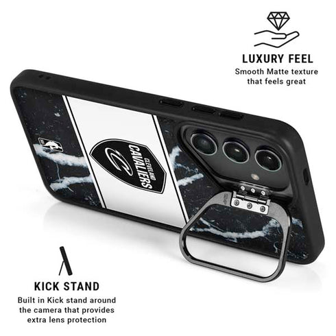 NBA Cleveland Cavaliers Marble Galaxy S24 FE Kickstand Case
