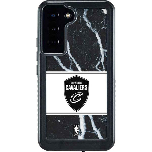NBA Cleveland Cavaliers Marble Galaxy S24 Plus Waterproof Case