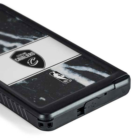 NBA Cleveland Cavaliers Marble Galaxy S24 Ultra Waterproof Case