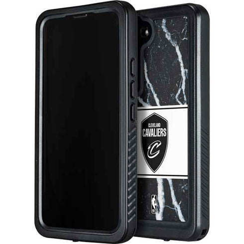 NBA Cleveland Cavaliers Marble Galaxy S24 Waterproof Case