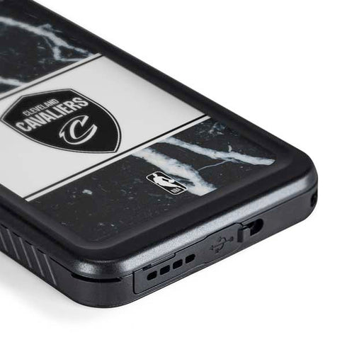 NBA Cleveland Cavaliers Marble Galaxy S24 Waterproof Case