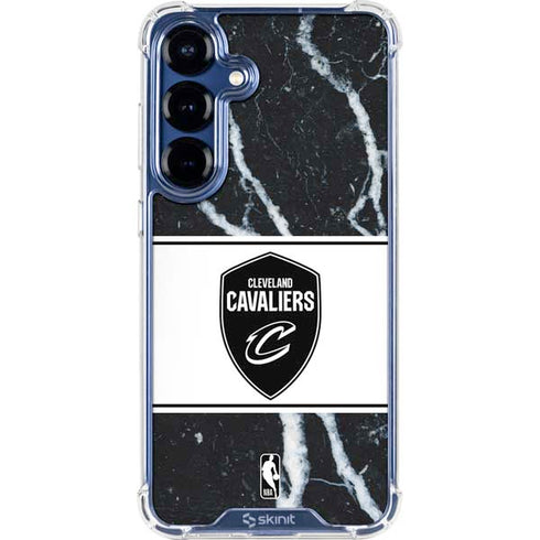 NBA Cleveland Cavaliers Marble Galaxy S25 Clear Case