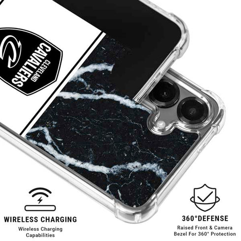 NBA Cleveland Cavaliers Marble Galaxy S26 Clear Case