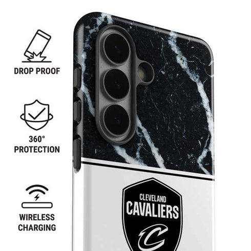 NBA Cleveland Cavaliers Marble Galaxy S26 Impact Case