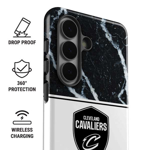 NBA Cleveland Cavaliers Marble Galaxy S26 Plus Impact Case