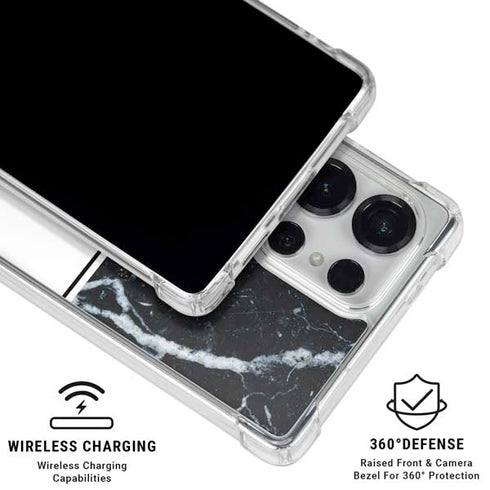 NBA Cleveland Cavaliers Marble Galaxy S26 Ultra Clear Case